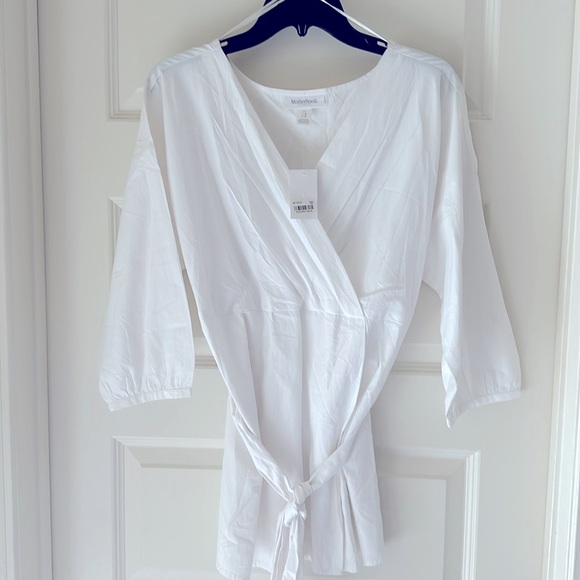 Motherhood Tops - Motherhood Maternity white tunic L